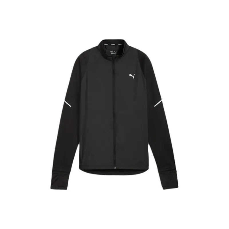 PUMA DRYCELLWOVEN RUN Grid Fleece Jacket Women's Jacket Women's PUMA Black-0