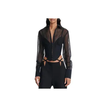 DION LEE Shirts Women's Black