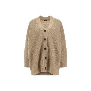 Fabiana Filippi Sequin Embellished V Neck Oversized Cardigan