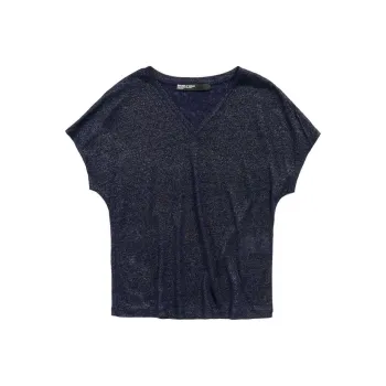 Bimba Y Lola Metallic-threading T-shirt
