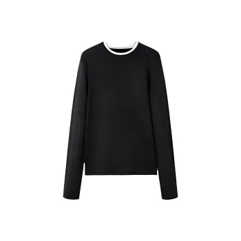TKY SHOP Knitwear Women's Simple Black