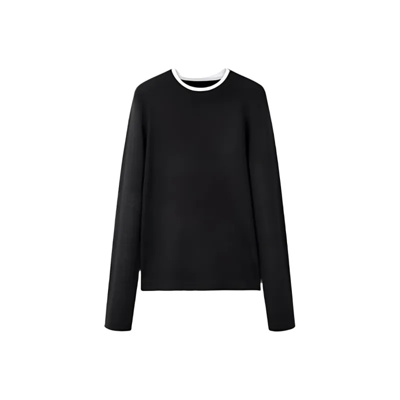 TKY SHOP Knitwear Women's Simple Black-0