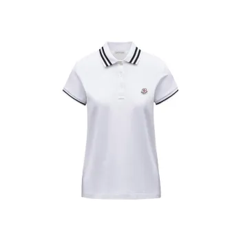 Moncler Stripe trim Polo Shirt