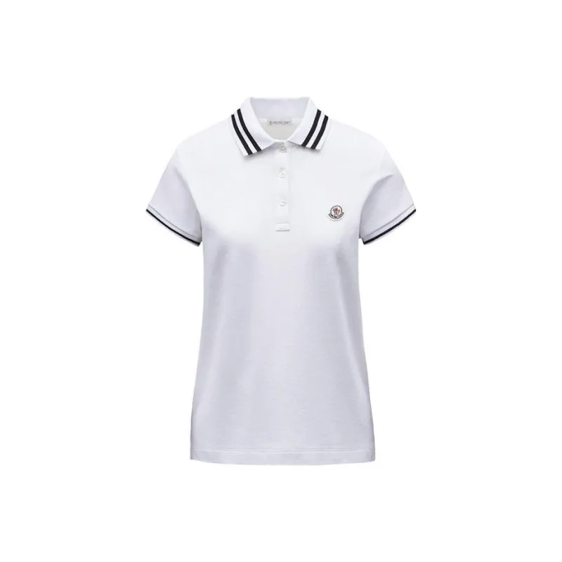 Moncler Stripe trim Polo Shirt-0