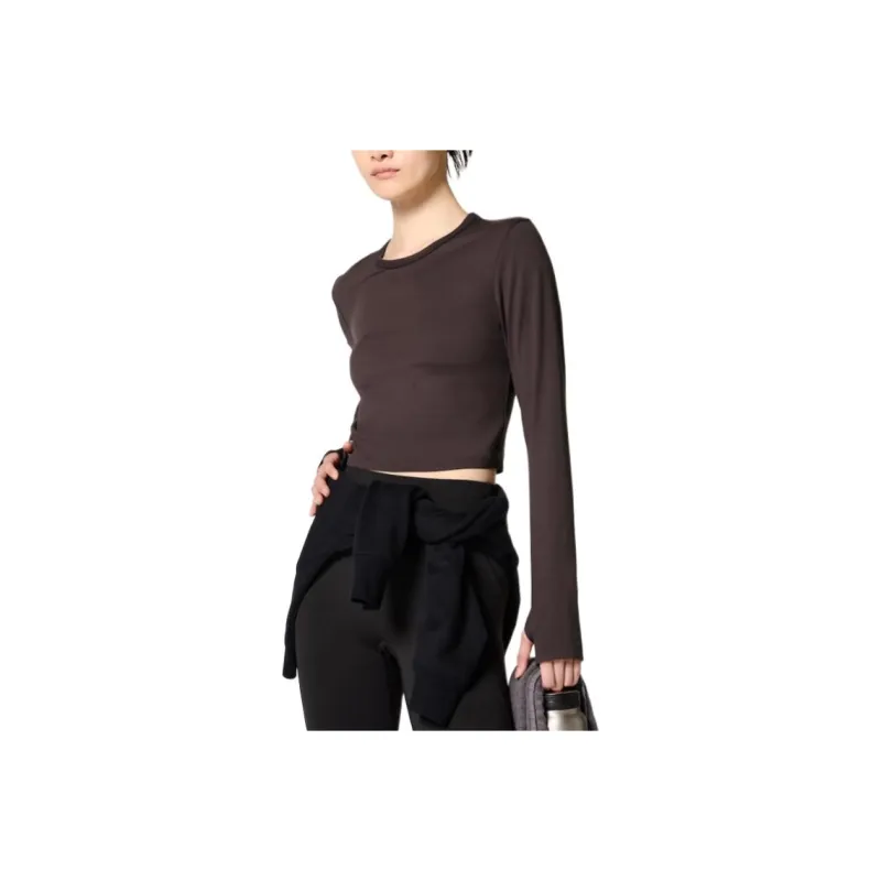 UNIQLO T Shirt Women's Brown Black-0