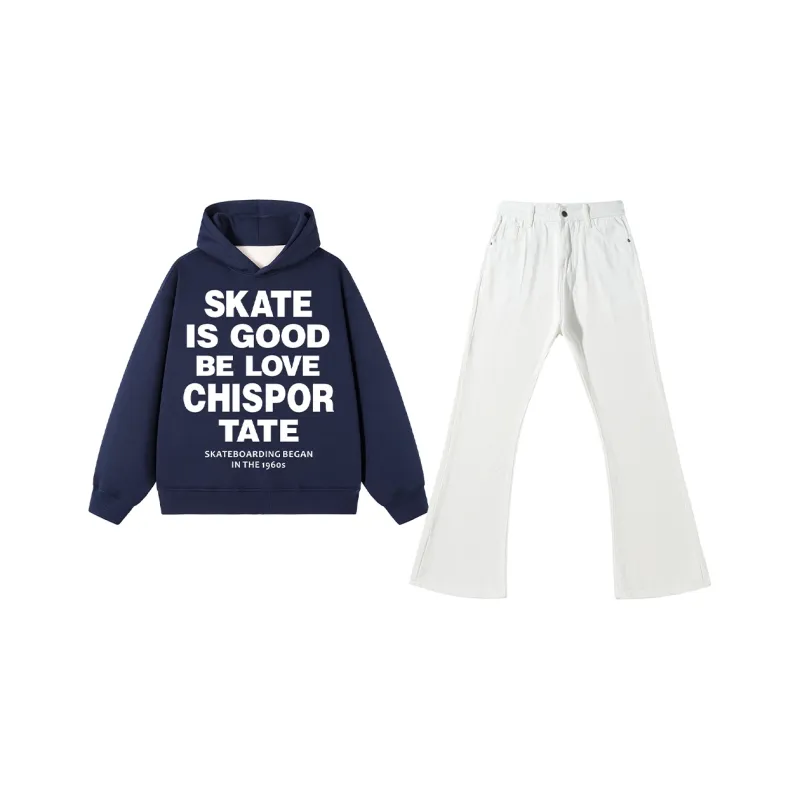 Chisportate Sweatshirt Set Unisex-0