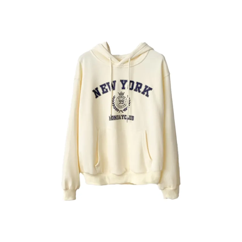 PAZZO Fashion Letter Print Hoodie Women's-4