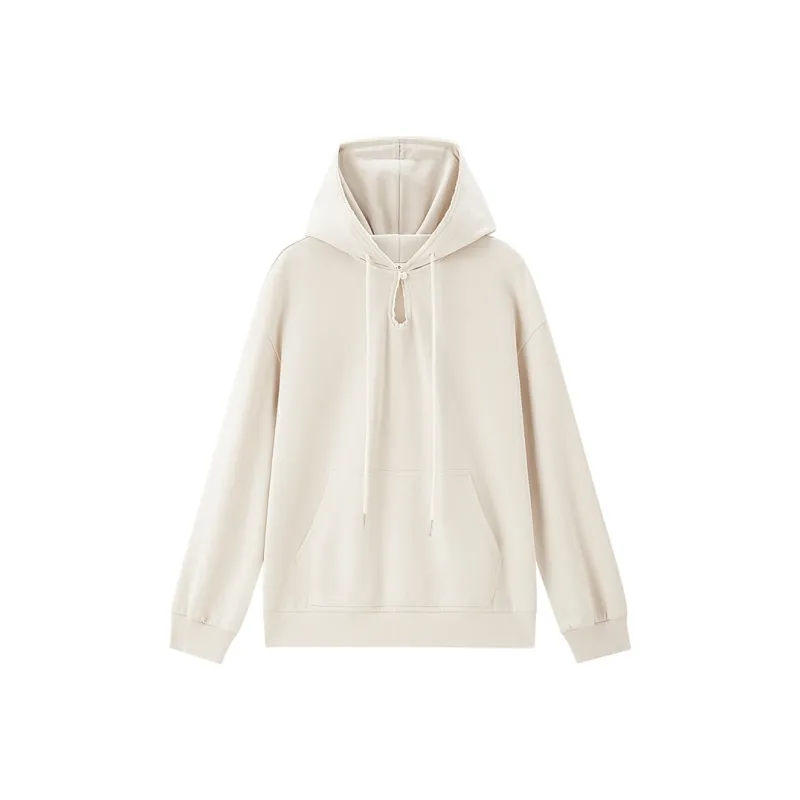 UNIQLO Sweatshirt Women's 10 Light Gray Apricots-0