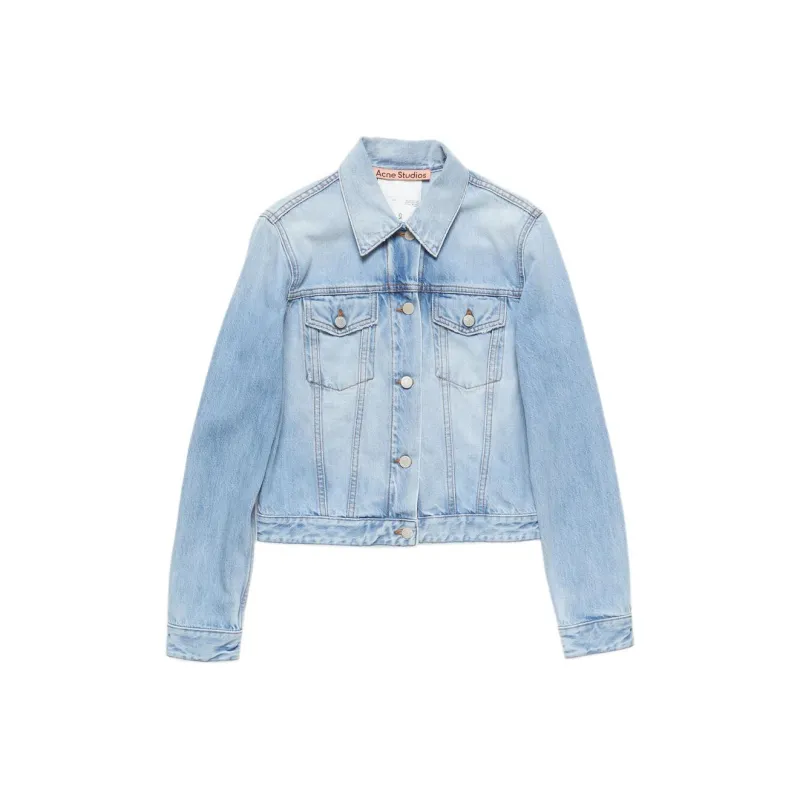 Acne Studios Cropped Denim Jacket-0