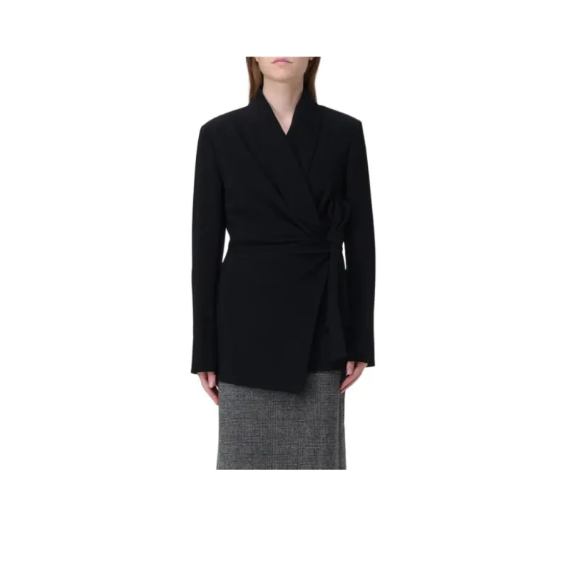 MaxMara Wrap Long Sleeved Jacket-0