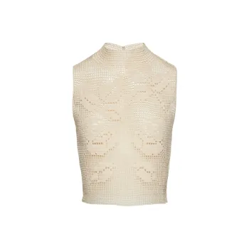 Magda Butrym Lace Crochet Tank Top