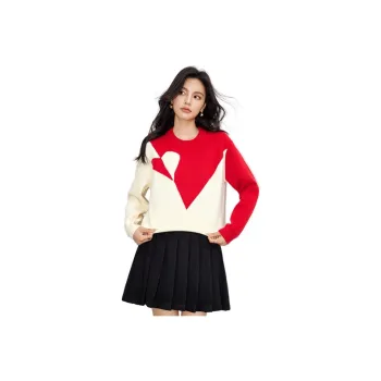 La Chapelle Knitwear Women's Red Heart