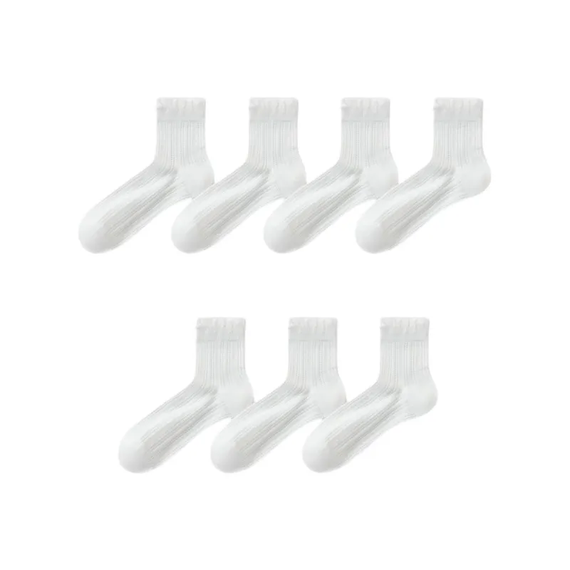 Temooues Mid Calf Socks Women's Combo Set-13