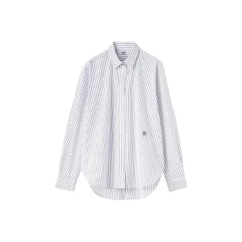 TOTEME Shirts Women's Marine Blue Stripe