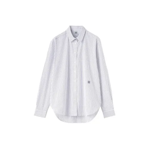 TOTEME Shirts Women's Marine Blue Stripe