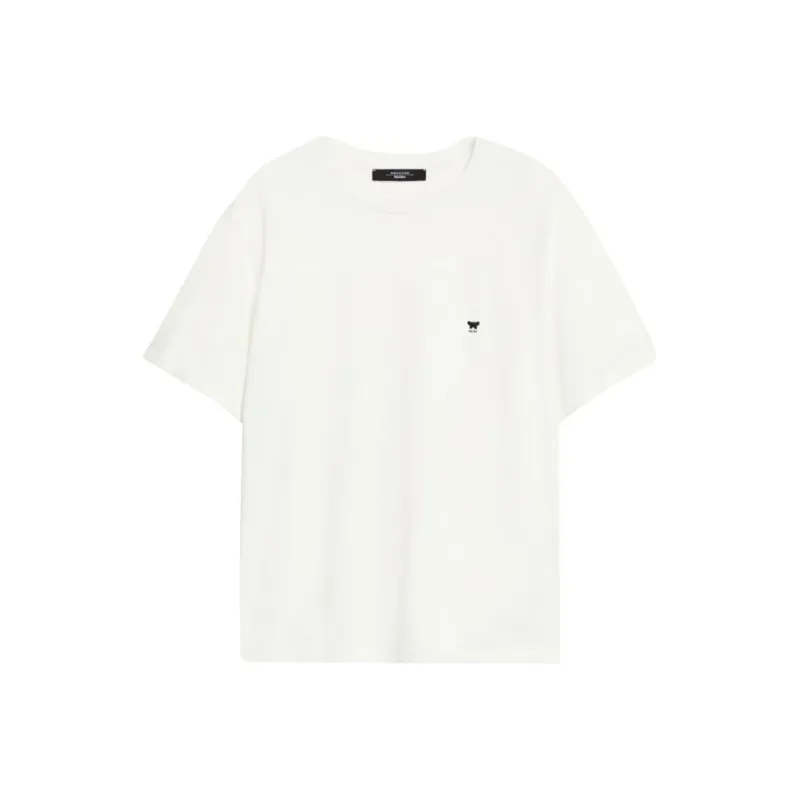 WEEKEND MaxMara Venaco Logo embroidered T shirt-0