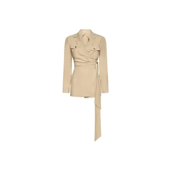 MaxMara Belted Overshirt Jacket
