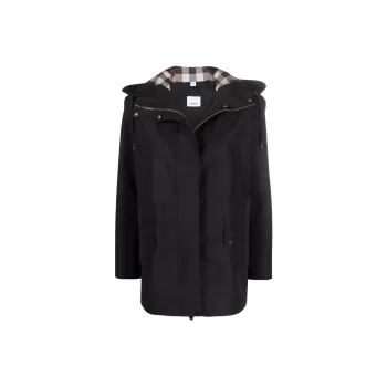 Burberry Lightweight Hooded Jacket 'Black'