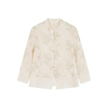 IHIMI Jackets Coats Women's Beige