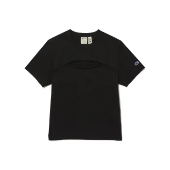 Champion SS24 Drop Shoulder Sleeve T Shirt Women's Black