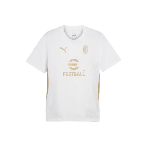PUMA x AC Milan Football FW24 Soccer Jersey Men's White/Gold