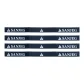 Black[4 Pack]Abrasion-Resistant PU Racket Protective Tape