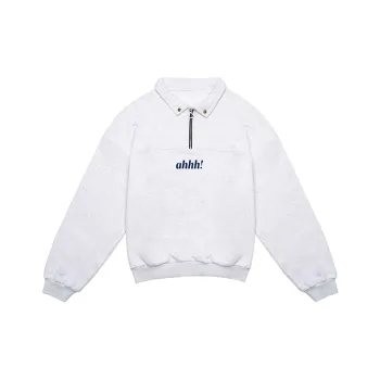 Ahhhing Sweatshirts Unisex Light Gray