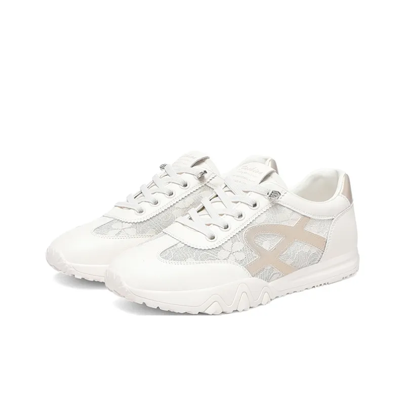 Golden Silk Rabbit Low Top Casual Shoes Women's-1
