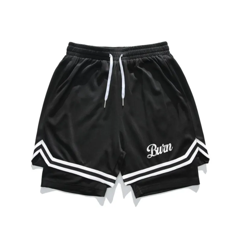 TBSM Basketball Shorts Unisex White-2