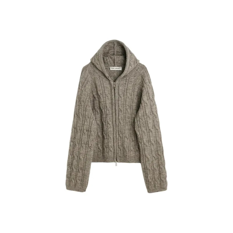 OUR LEGACY Wool Hooded Cardigan-0