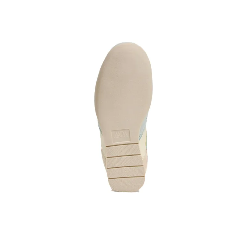 ZARA Abrasion Resistant Slip Resistant Lightweight Low Top Casual Shoes Women's Aqua Green-4