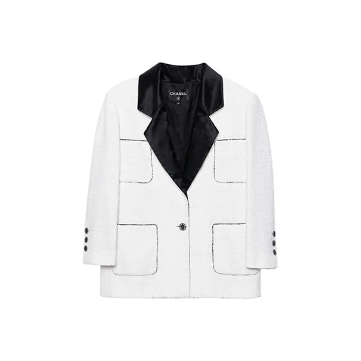CHANEL Jackets Women's White-0