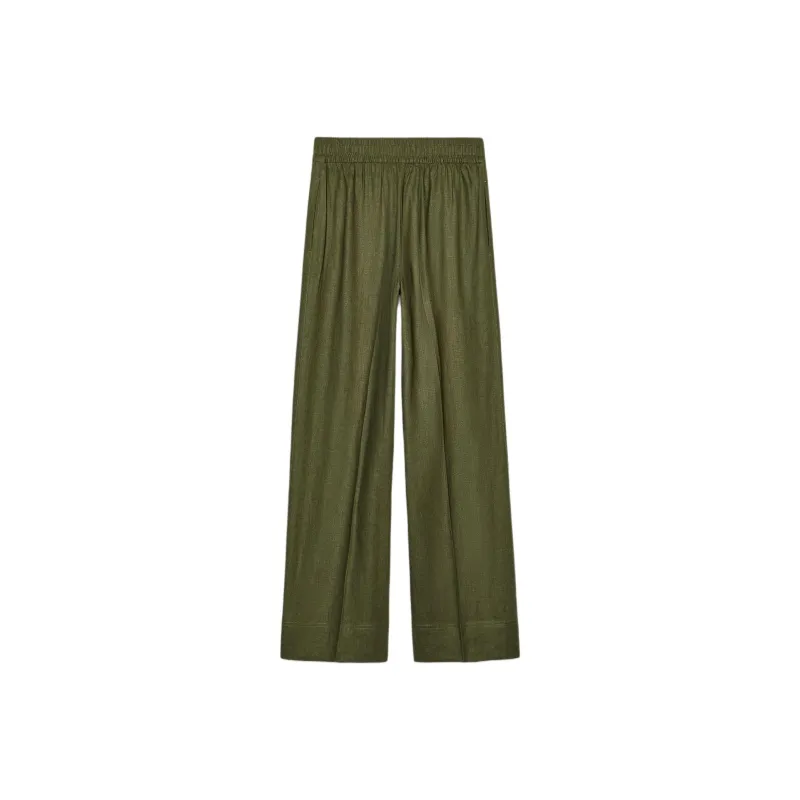 ZARA Casual Pants Women's Dark Khaki-1
