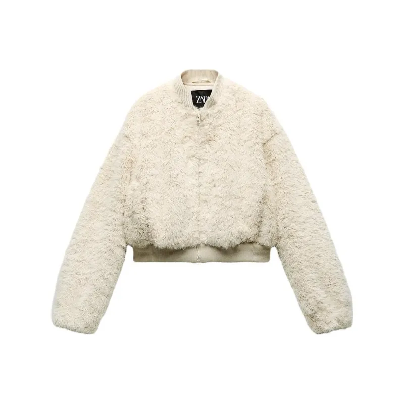 ZARA Jackets Women's White-0