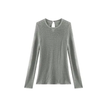 THE SEA LIFE Knitwear Women's Gray Pea Green
