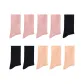 10-Pack (Pink 4+Black 3+Orange 3)