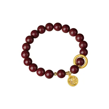 ZSY Reconstructed Cinnabar Bracelets Women's
