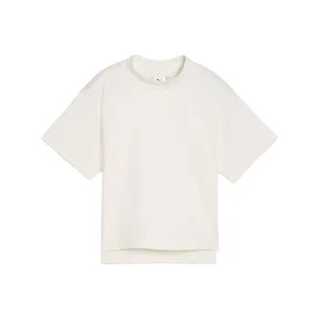 PUMA Drop Shoulder Sleeve T-Shirt Women's White
