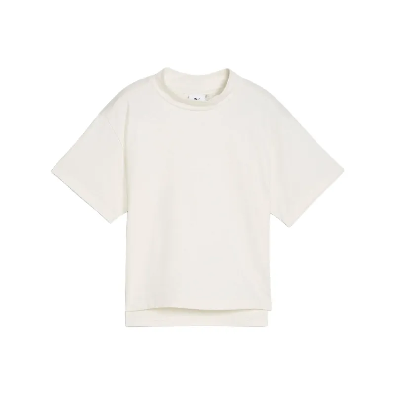 PUMA Drop Shoulder Sleeve T-Shirt Women's White-0