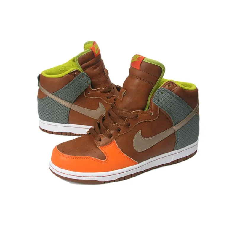 Nike Dunk High Premium Orange Blaze-2