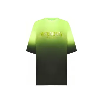 Vetements Gradient Logo Limited Edition T Shirt 'Yellow'