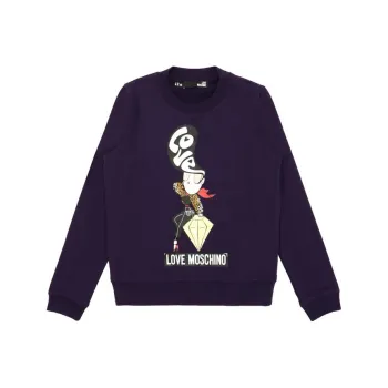 LOVE MOSCHINO Sweatshirts Women's Dark Blue