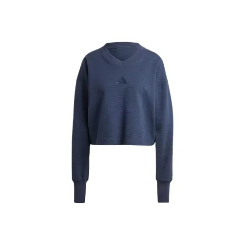 Adidas Free Shipping With AdiClub All Szn Ribbed V Neck Sweatshirt