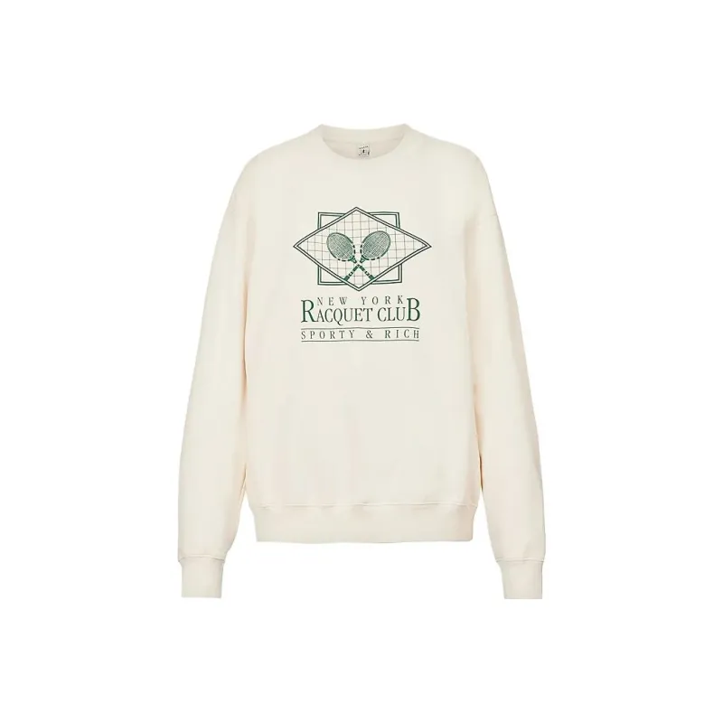 SPORTY & RICH Sweatshirts Women's Ecru-0