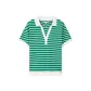 Green and White Stripes 0CH