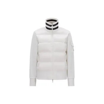 Moncler Zipped Up Puffer Cardigan 'White'