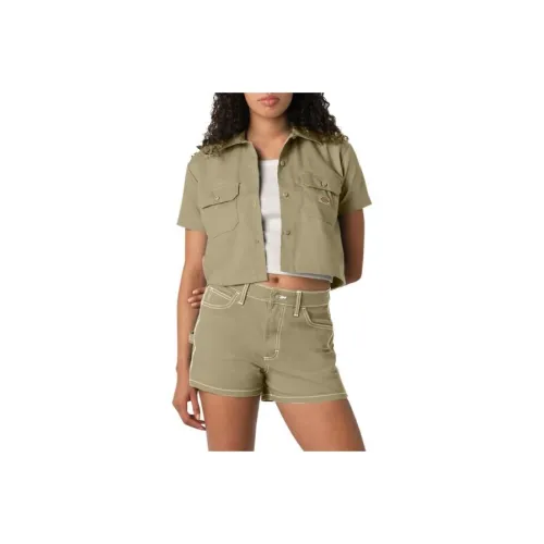 Dickies Shirts Women's Khaki Green