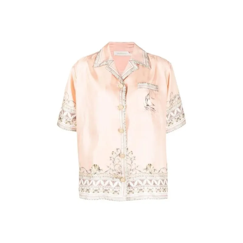 Zimmermann High Tide Silk Shirt-0