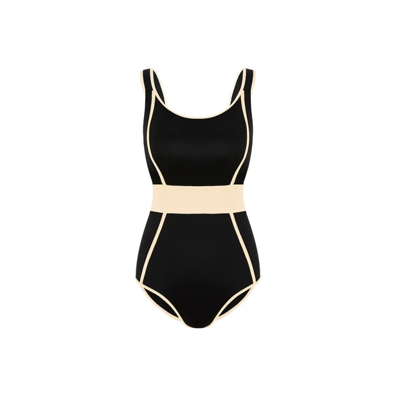 Toffee Pie Bodysuits Women's Black-0