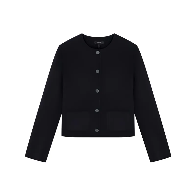 THEORY Cashmere Sweater Women's Dark Blue-0